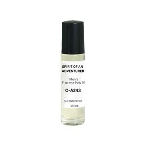 Spirit of an Adventurer Men Body Oil Natural Fresh Masculine Fragrance Roll-On